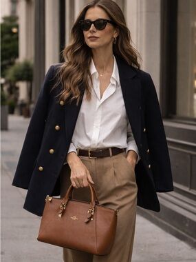 Coach Prairie Satchel | Pebbled Leather | Saddle Brown